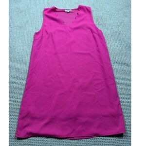 Andree by Unit Mini Dress Womens Size Large Pink‎ Scallop V-Neck Sleeveless